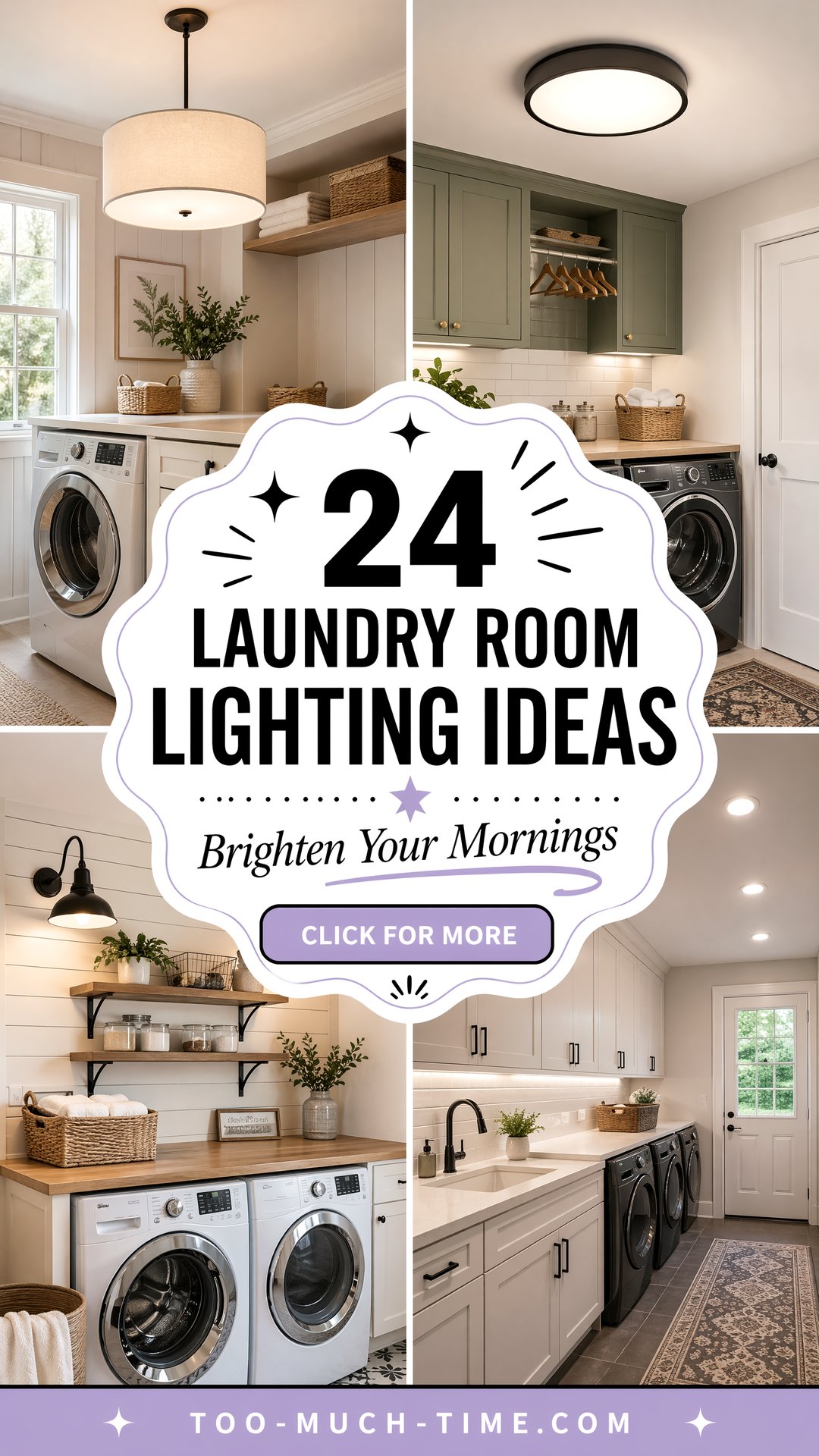 24 Laundry Room Lighting Ideas to Brighten Mornings - 24 Laundry Room Lighting Ideas to Brighten Mornings