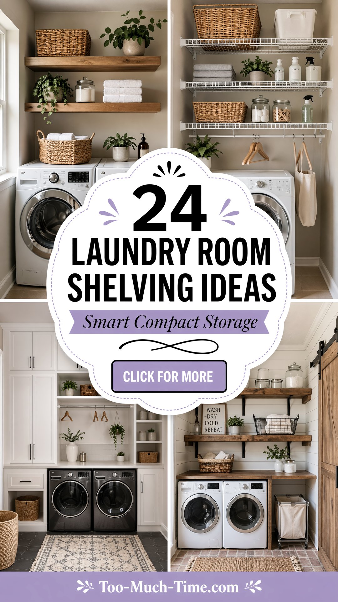 24 Laundry Room Shelving Ideas for Compact Storage - 24 Laundry Room Shelving Ideas for Compact Storage