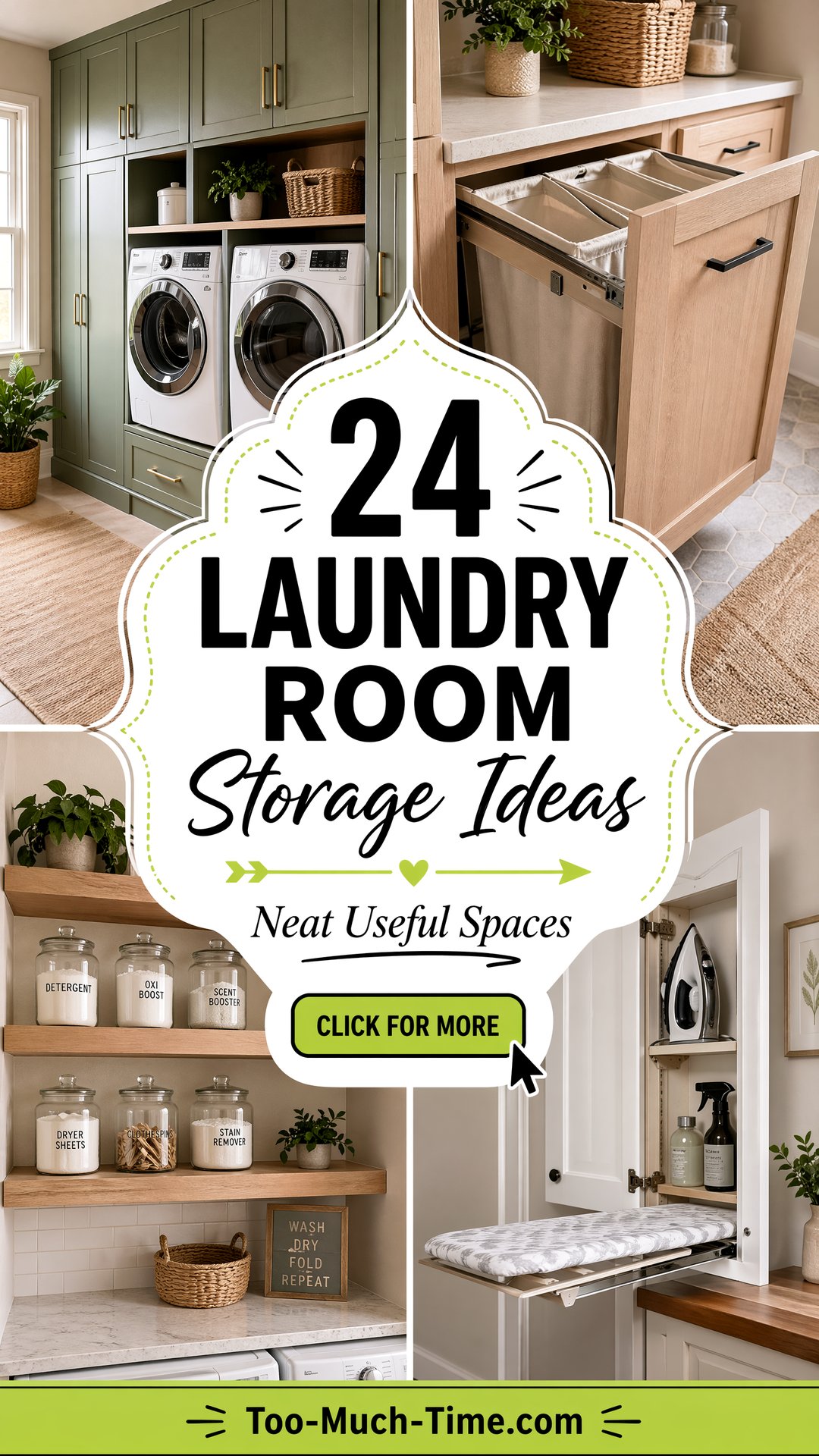 24 Laundry Room Storage Ideas for Neat Useful Spaces - 24 Laundry Room Storage Ideas for Neat, Useful Spaces