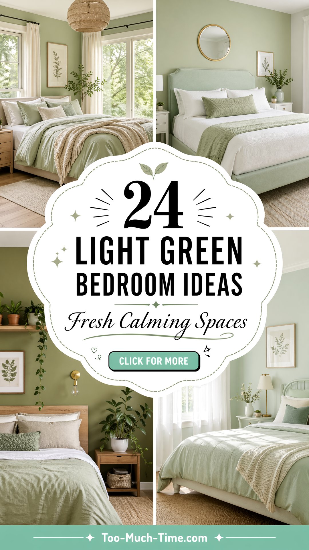 24 Light Green Bedroom Ideas Fresh Calming Spaces - 24 Light Green Bedroom Ideas: Fresh Calming Spaces