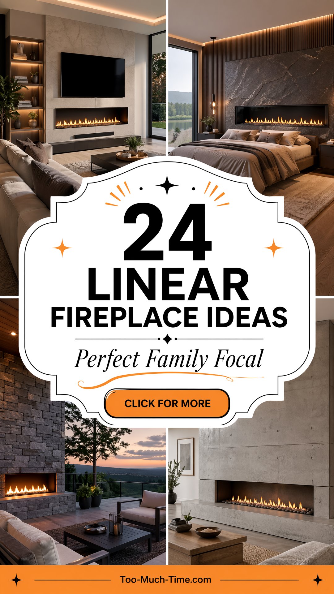 24 Linear Fireplace Ideas Perfect Family Focal Point - 24 Linear Fireplace Ideas: Perfect Family Focal Point