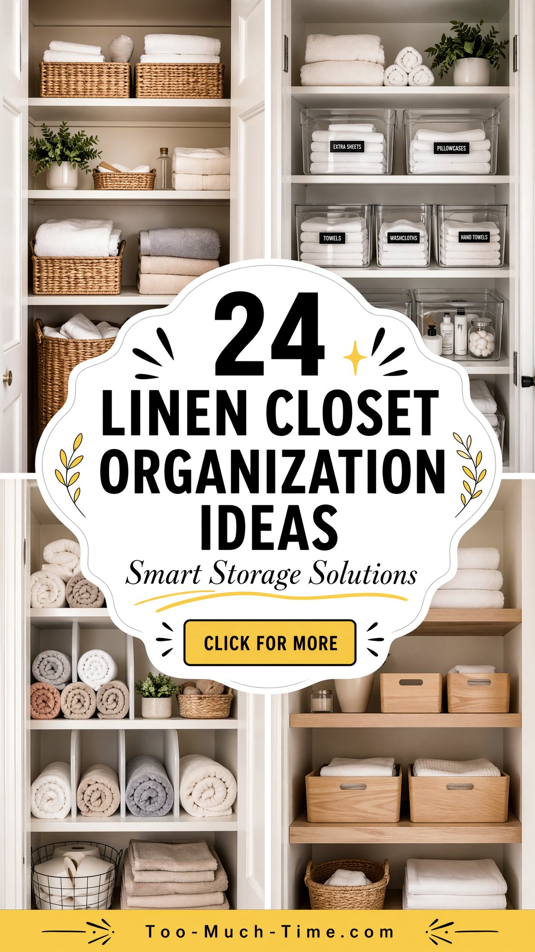 24 Linen Closet Organization Ideas Smart Storage Ideas - 24 Linen Closet Organization Ideas: Smart Storage Ideas