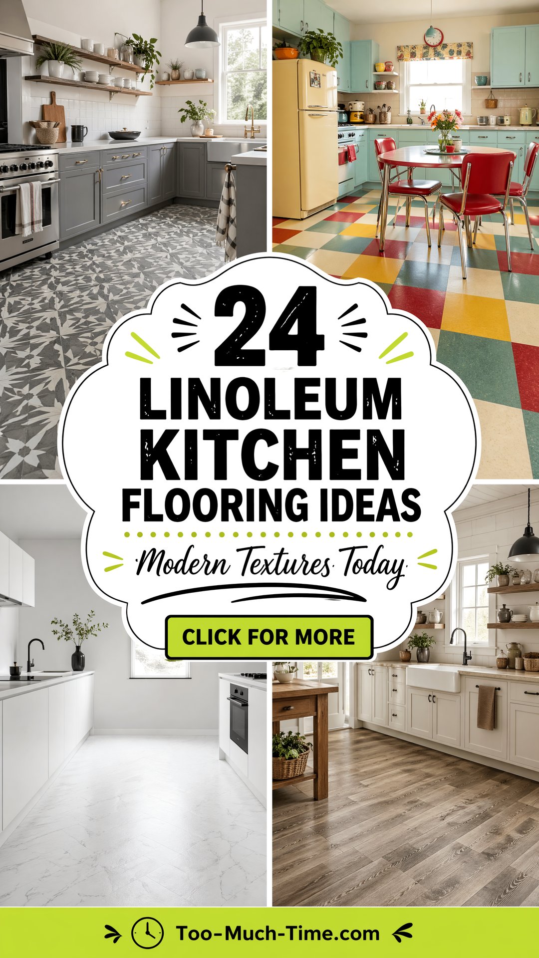 24 Linoleum Kitchen Flooring Ideas Modern Textures - 24 Linoleum Kitchen Flooring Ideas: Modern Textures