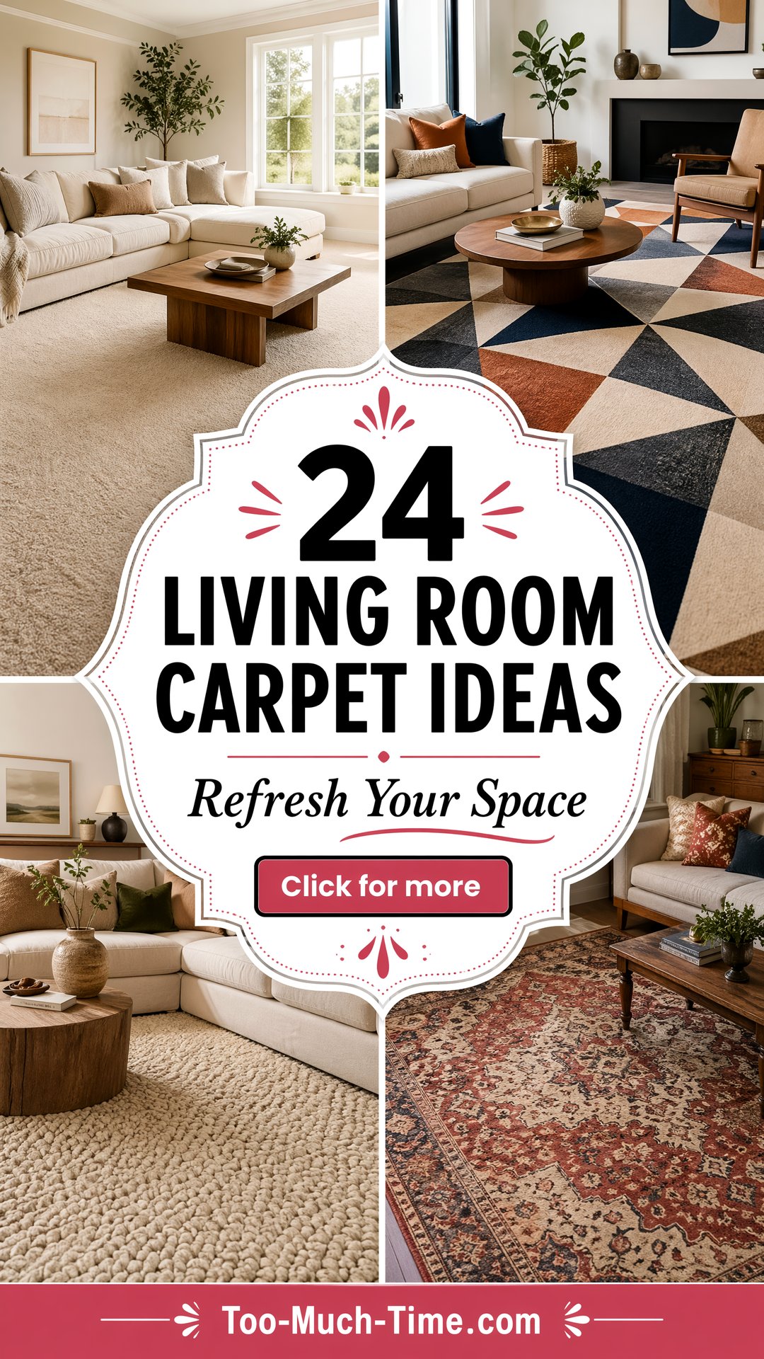 24 Living Room Carpet Ideas to Refresh Your Space Today - 24 Living Room Carpet Ideas to Refresh Your Space Today