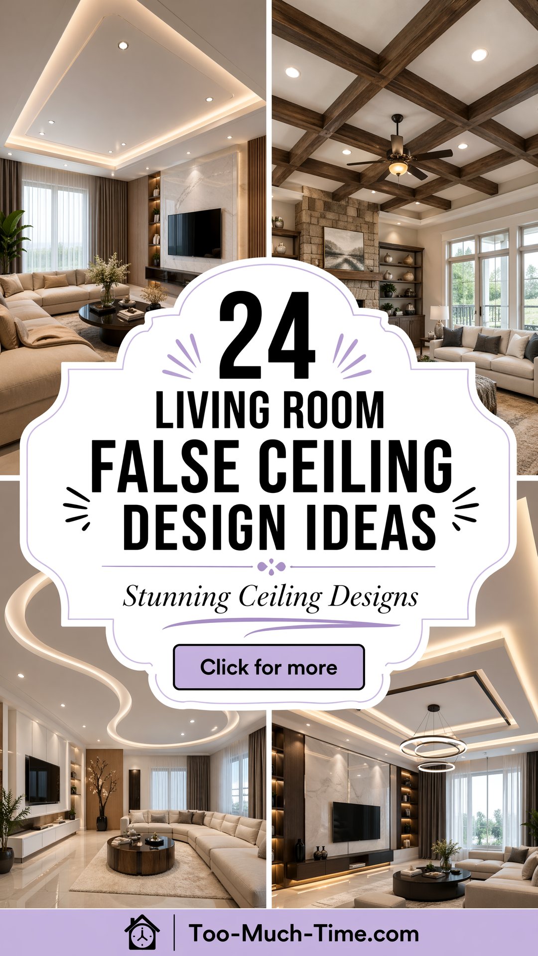 24 Living Room False Ceiling Design Ideas for Today - 24 Living Room False Ceiling Design Ideas for Today
