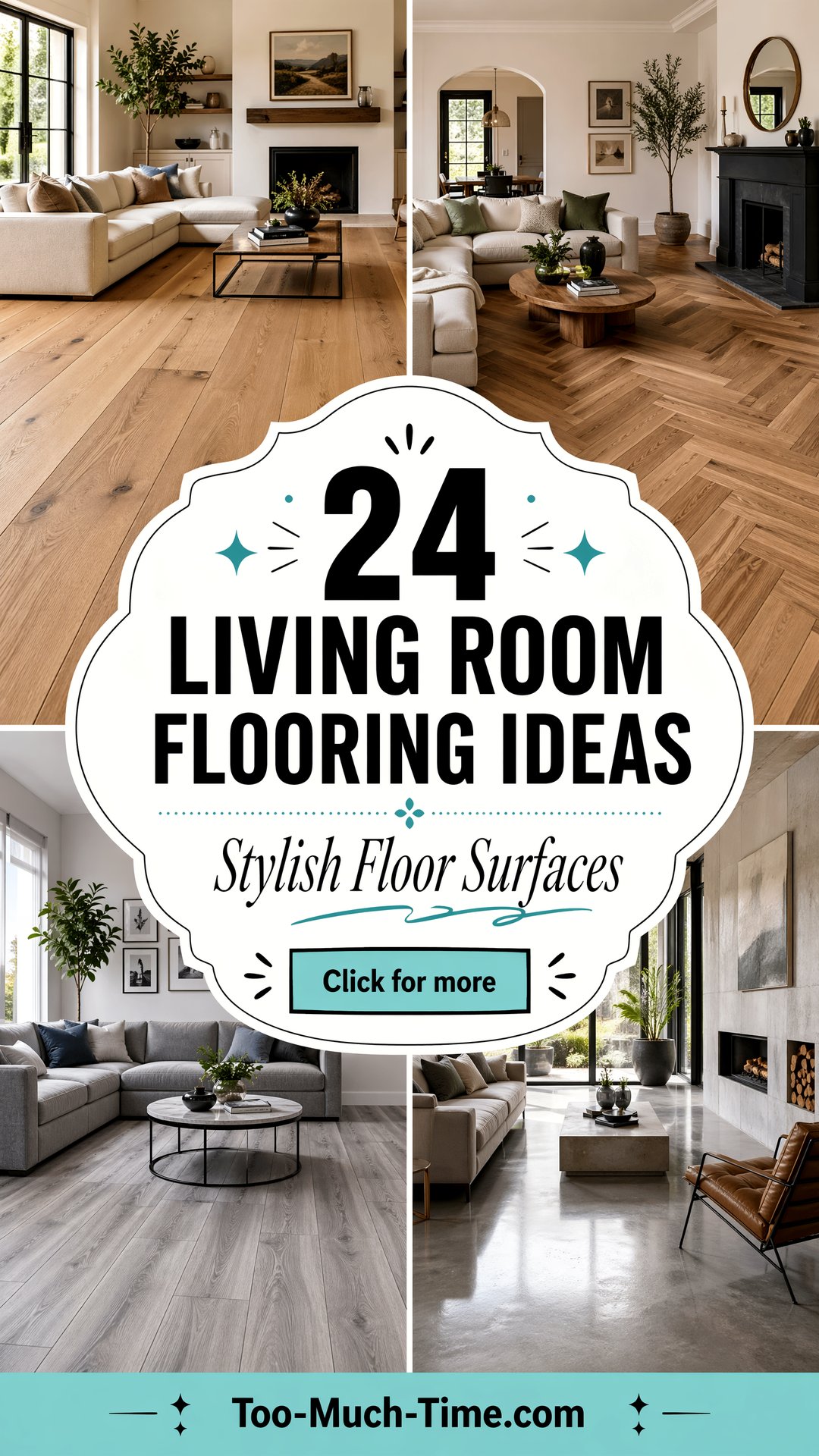 24 Living Room Flooring Ideas for Stylish Surfaces - 24 Living Room Flooring Ideas for Stylish Surfaces