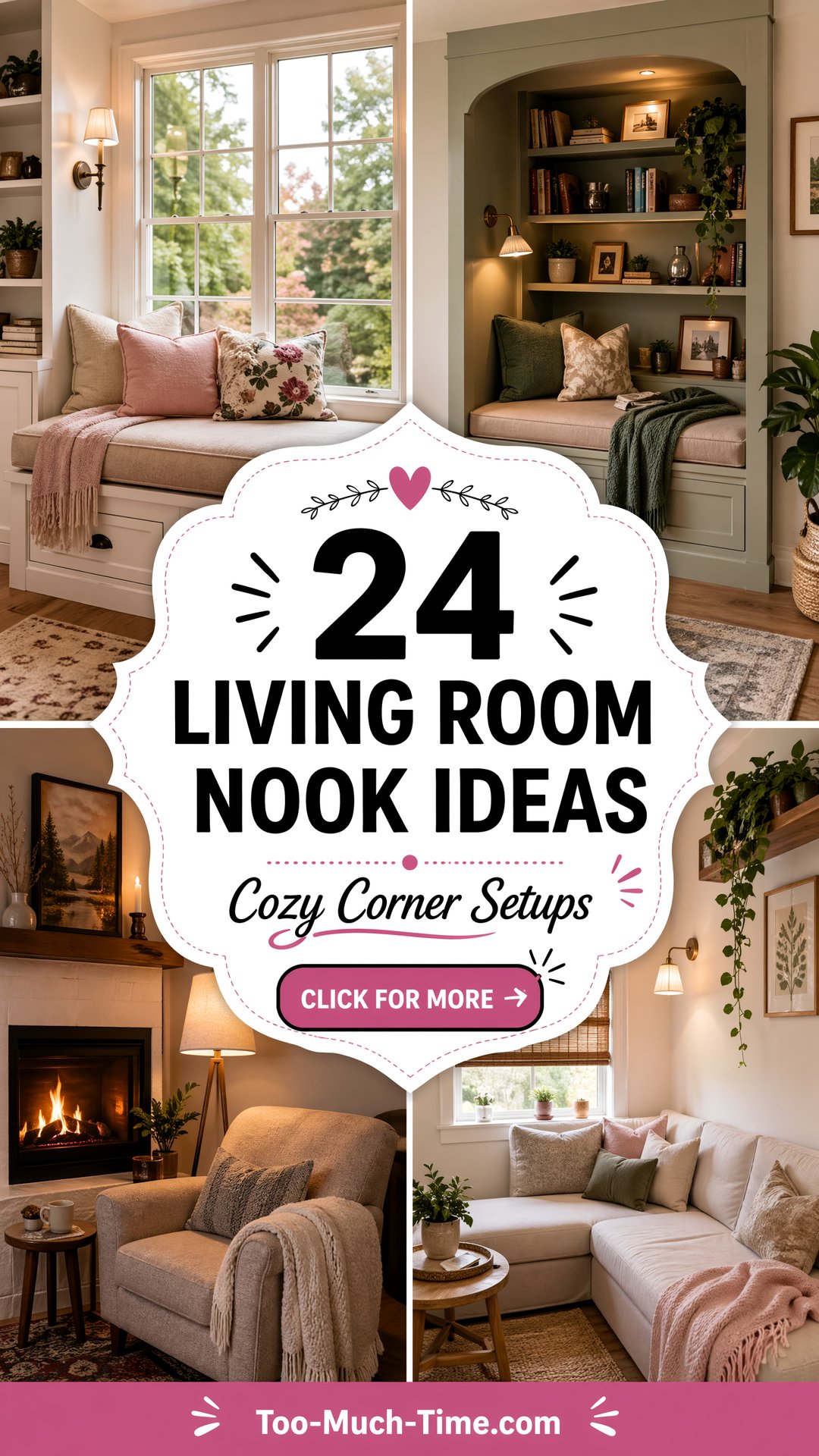 24 Living Room Nook Ideas for Cozy Corner Setups Today - 24 Living Room Nook Ideas for Cozy Corner Setups Today