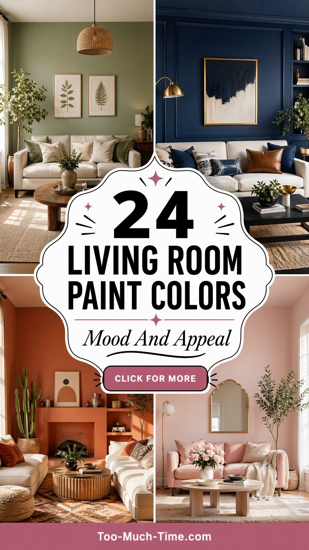 24 Living Room Paint Colors for Mood and Space Appeal - 24 Living Room Paint Colors for Mood and Space Appeal
