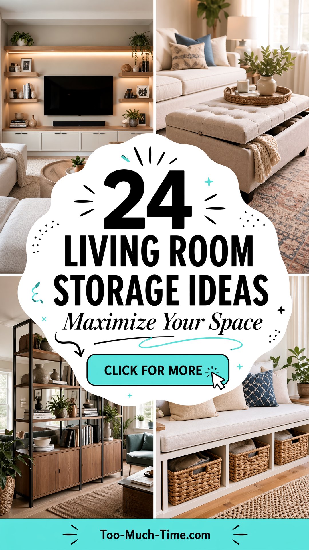 24 Living Room Storage Ideas to Maximize Space Today - 24 Living Room Storage Ideas to Maximize Space Today