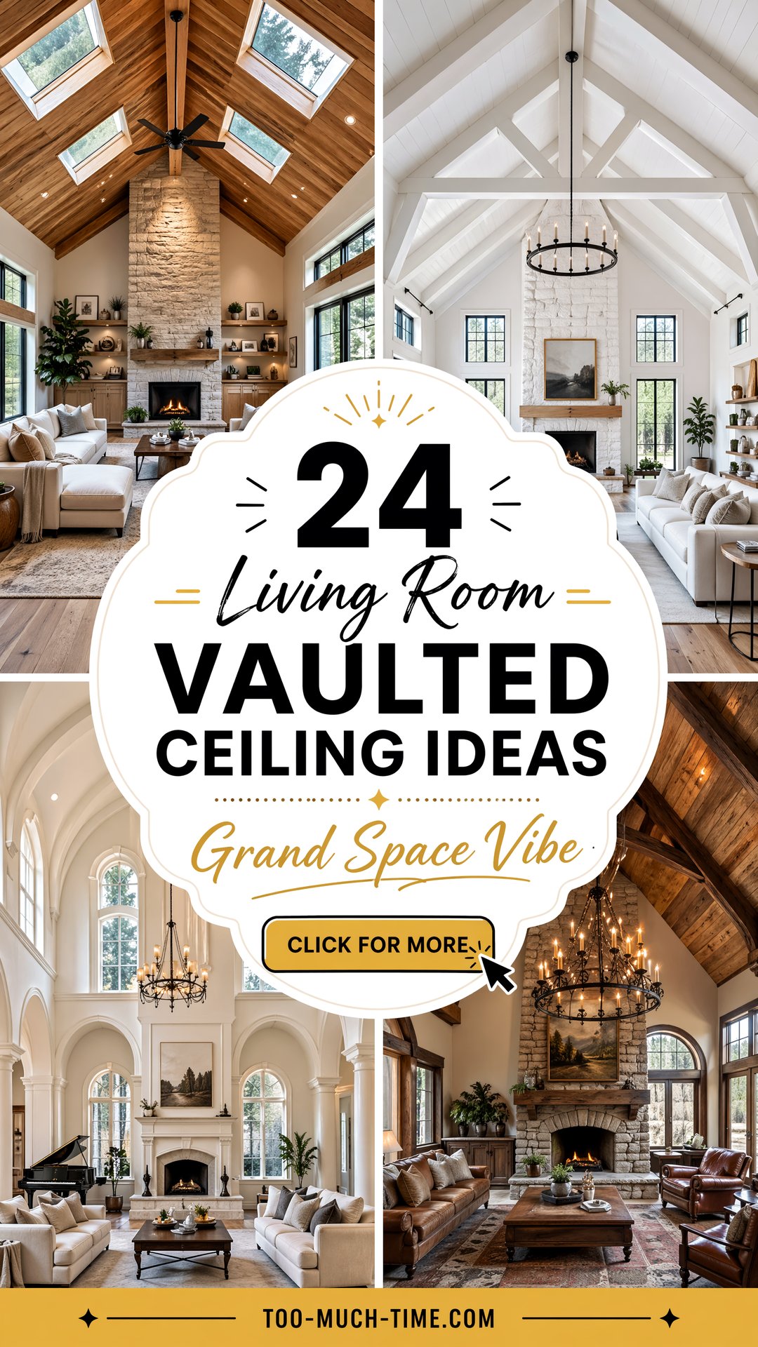 24 Living Room Vaulted Ceiling Ideas - Grand Space - 24 Living Room Vaulted Ceiling Ideas - Grand Space