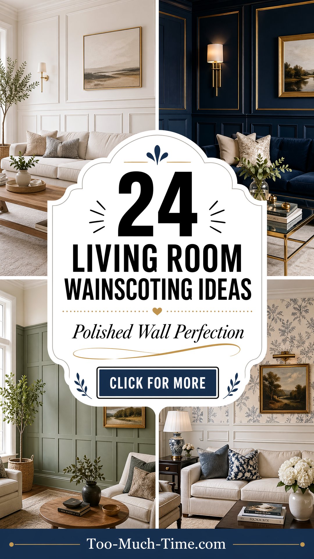 24 Living Room Wainscoting Ideas for Polished Walls - 24 Living Room Wainscoting Ideas for Polished Walls