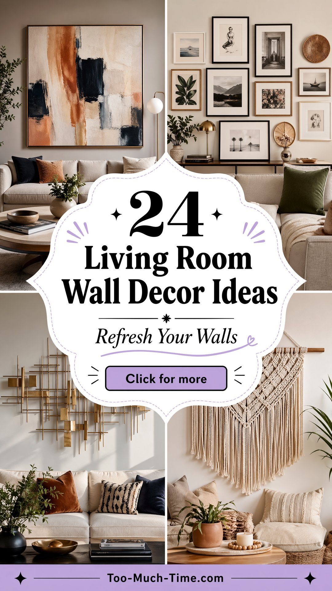 24 Living Room Wall Decor Ideas to Refresh Your Walls - 24 Living Room Wall Decor Ideas to Refresh Your Walls