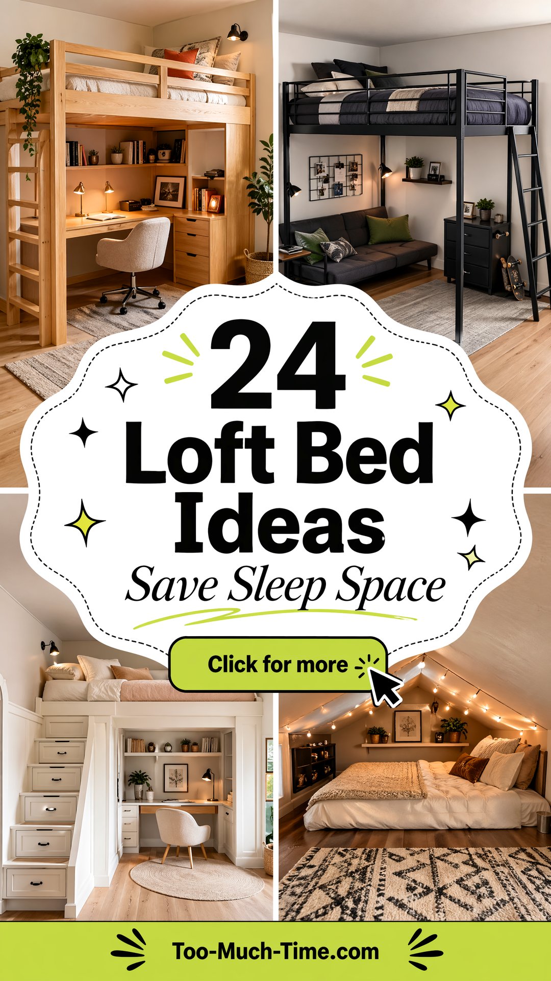 24 Loft Bed Ideas - Space-saving Bedroom Solutions! - 24 Loft Bed Ideas - Space-saving Bedroom Solutions!