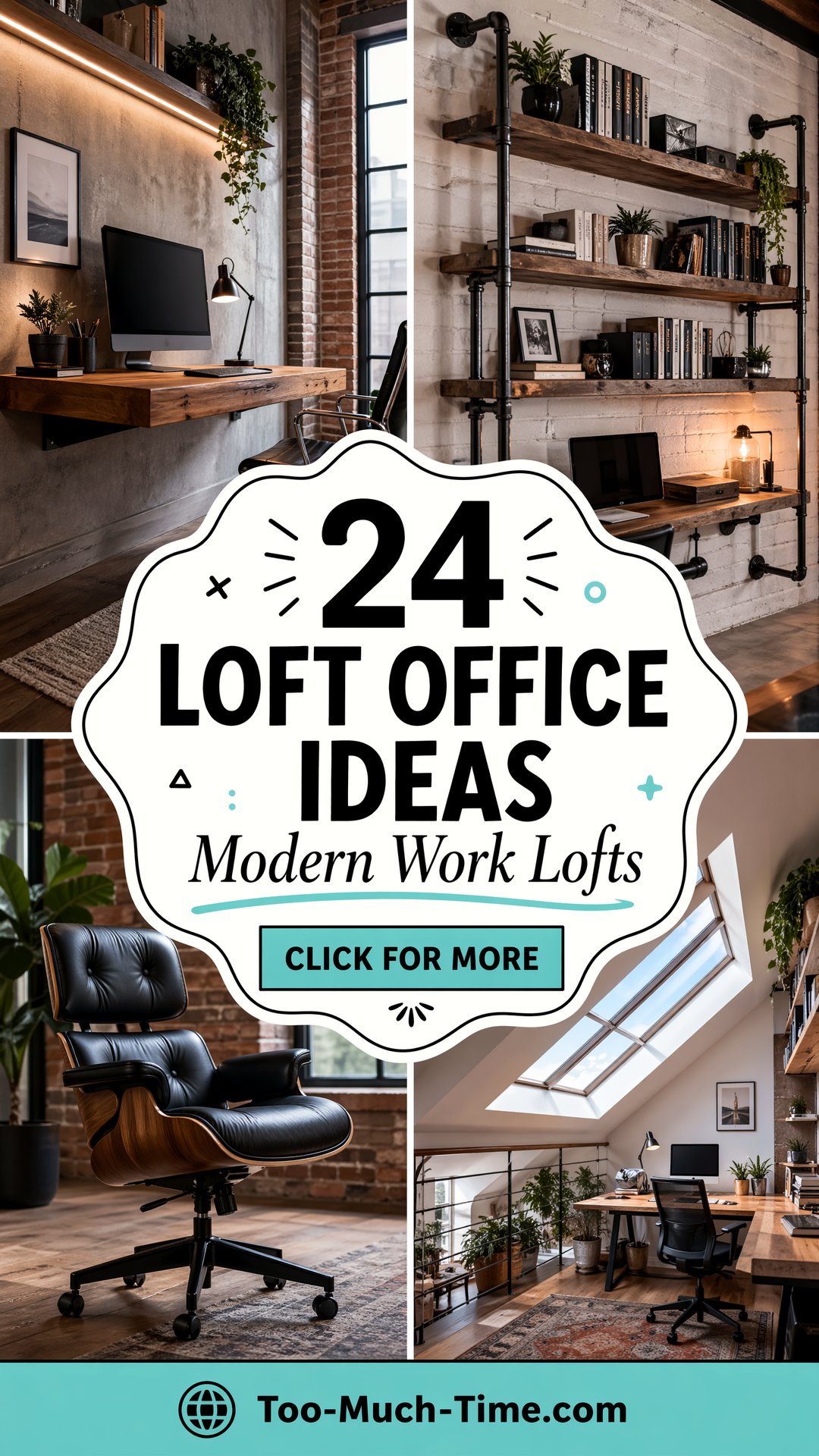 24 Loft Office Ideas - Modern Workspace Enhancements - 24 Loft Office Ideas - Modern Workspace Enhancements