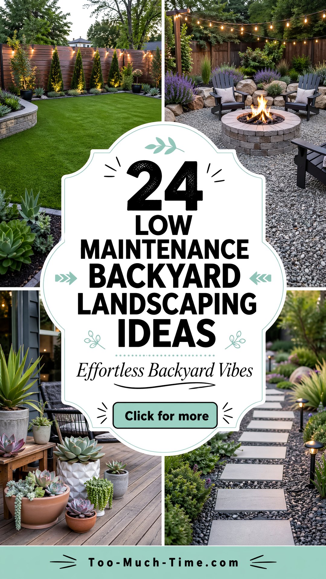 24 Low Maintenance Backyard Landscaping Ideas for Us - 24 Low Maintenance Backyard Landscaping Ideas for Us
