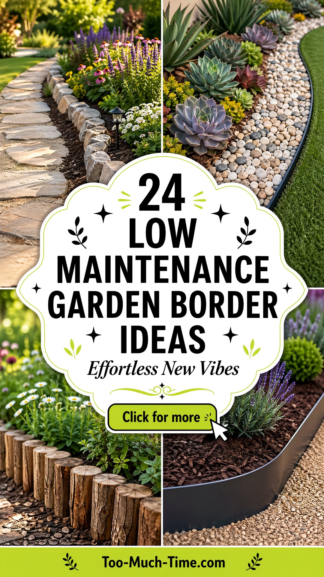 24 Low Maintenance Garden Border Ideas for New Vibe! - 24 Low Maintenance Garden Border Ideas for New Vibe!