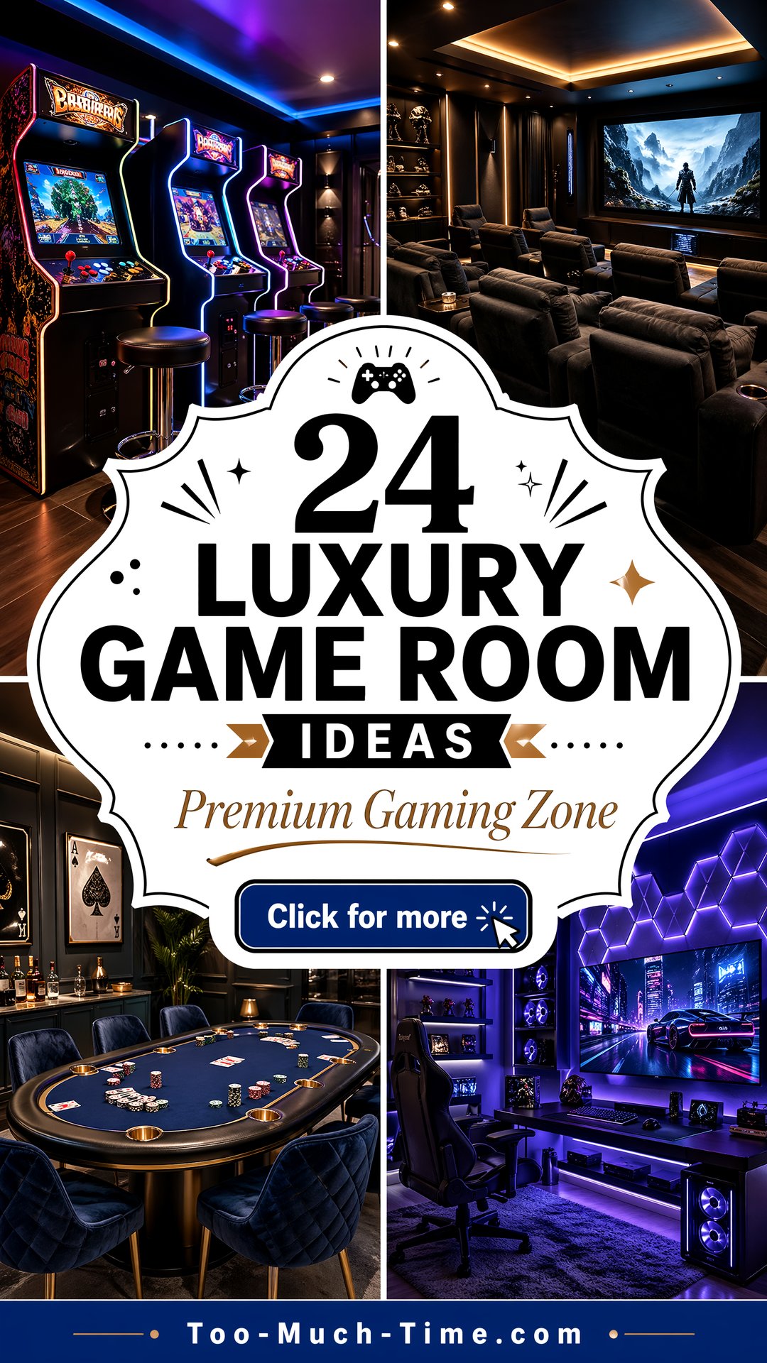 24 Luxury Game Room Ideas for a Premium Gaming Zone! - 24 Luxury Game Room Ideas for a Premium Gaming Zone!