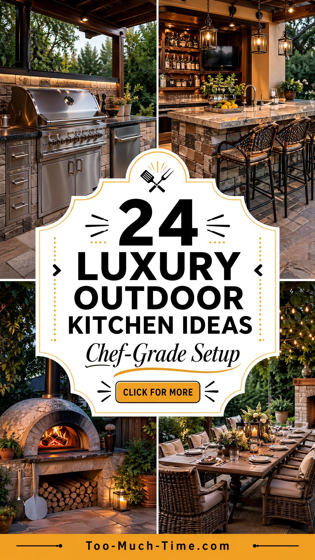24 Luxury Outdoor Kitchen Ideas for Chef-grade Setup! - 24 Luxury Outdoor Kitchen Ideas for Chef-grade Setup!