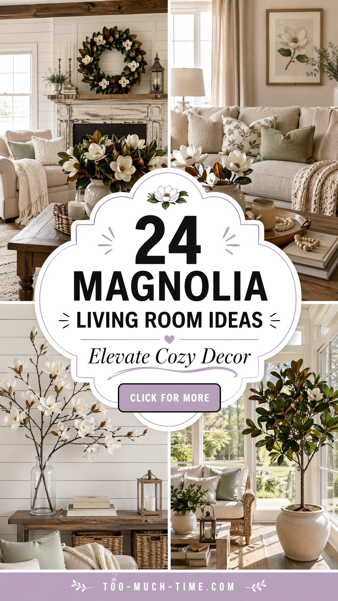 24 Magnolia Living Room Ideas to Elevate Cozy Decor - 24 Magnolia Living Room Ideas to Elevate Cozy Décor