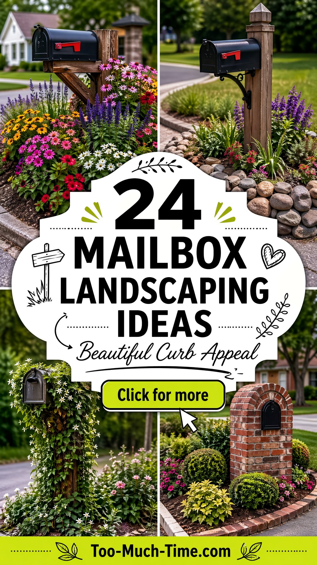 24 Mailbox Landscaping Ideas to Boost Curb Appeal Today - 24 Mailbox Landscaping Ideas to Boost Curb Appeal Today