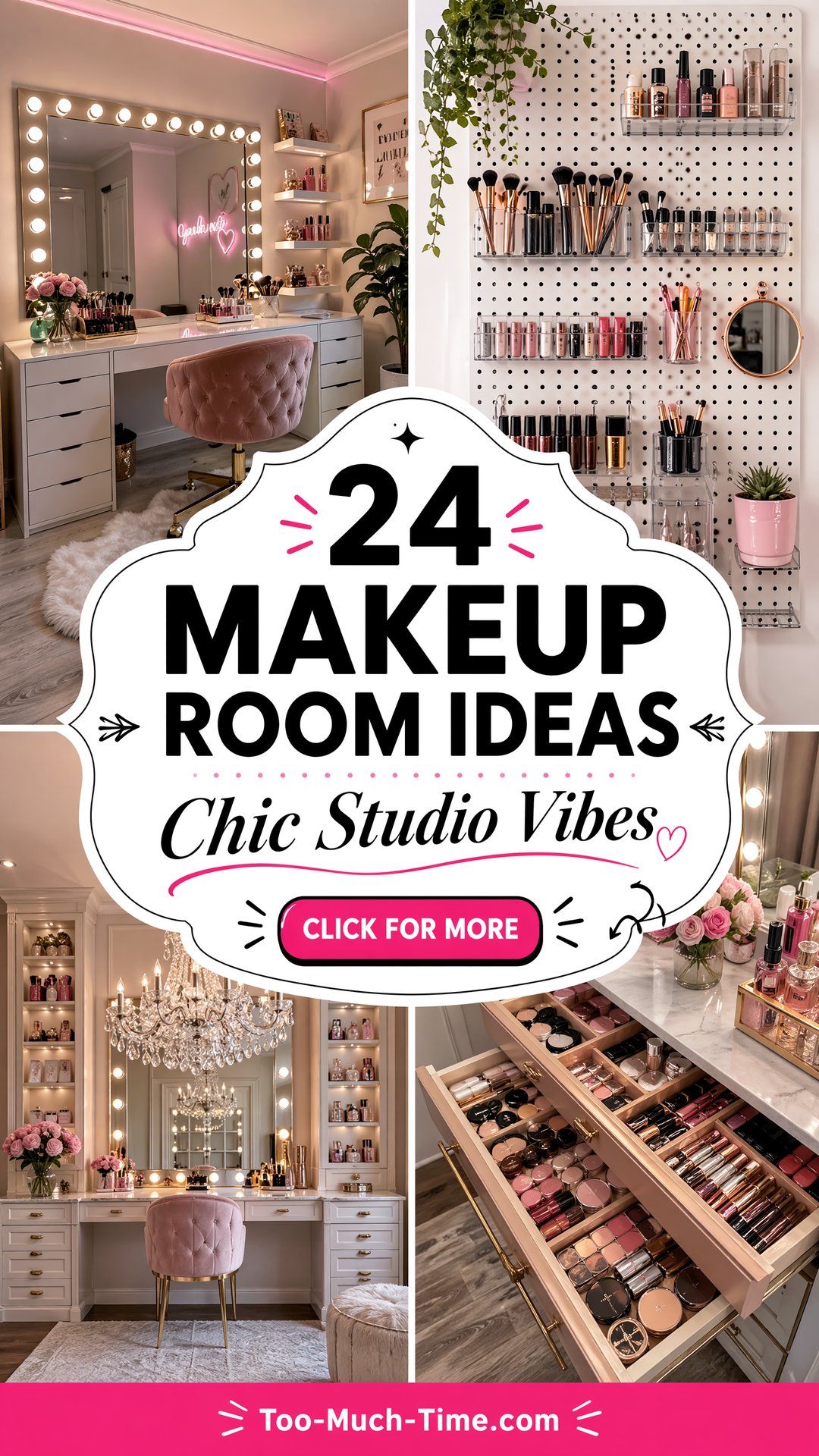 24 Makeup Room Ideas for Chic Studio Vibe and Storage - 24 Makeup Room Ideas for Chic Studio Vibe and Storage