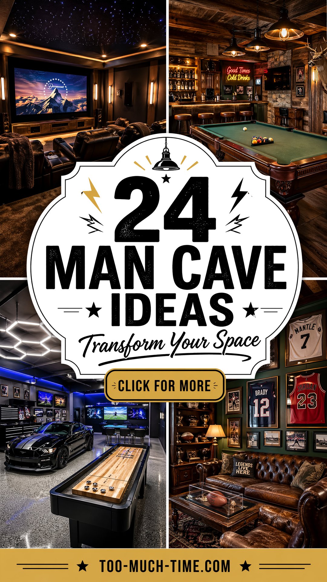 24 Man Cave Ideas to Transform Your Private Space Today - 24 Man Cave Ideas to Transform Your Private Space Today