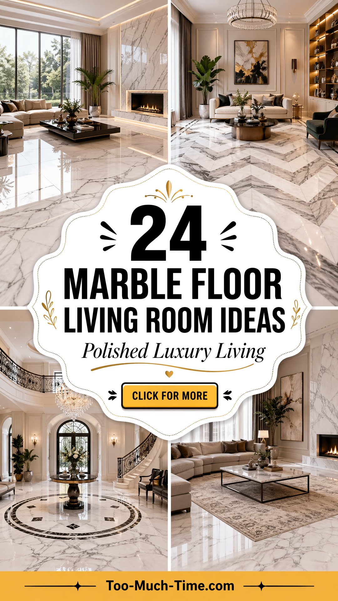 24 Marble Floor Living Room Ideas Polished Luxury - 24 Marble Floor Living Room Ideas: Polished Luxury