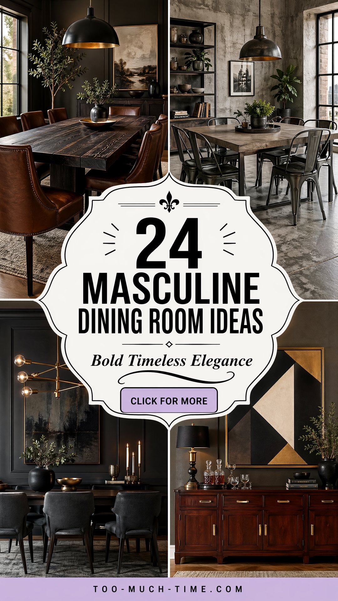 24 Masculine Dining Room Ideas Bold Timeless That Pop - 24 Masculine Dining Room Ideas: Bold, Timeless That Pop