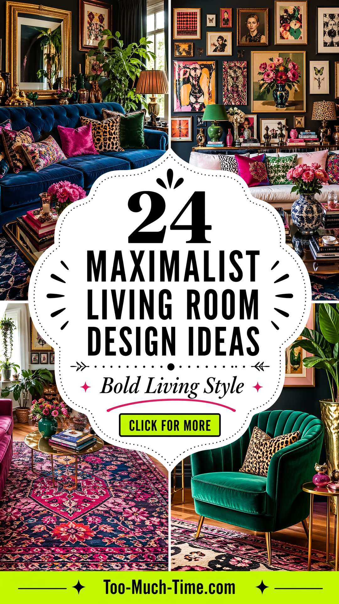 24 Maximalist Living Room Design Ideas for Bold Style - 24 Maximalist Living Room Design Ideas for Bold Style