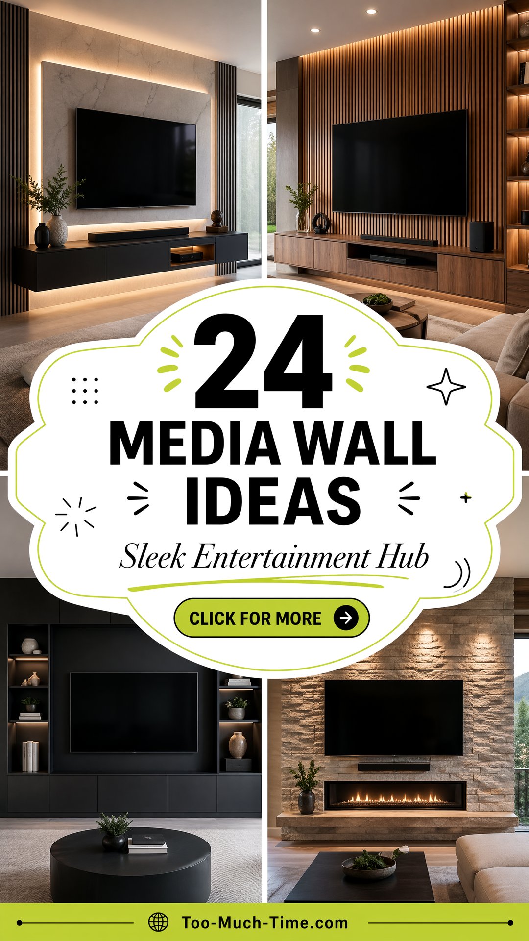 24 Media Wall Ideas for Sleek Entertainment Walls Today - 24 Media Wall Ideas for Sleek Entertainment Walls Today