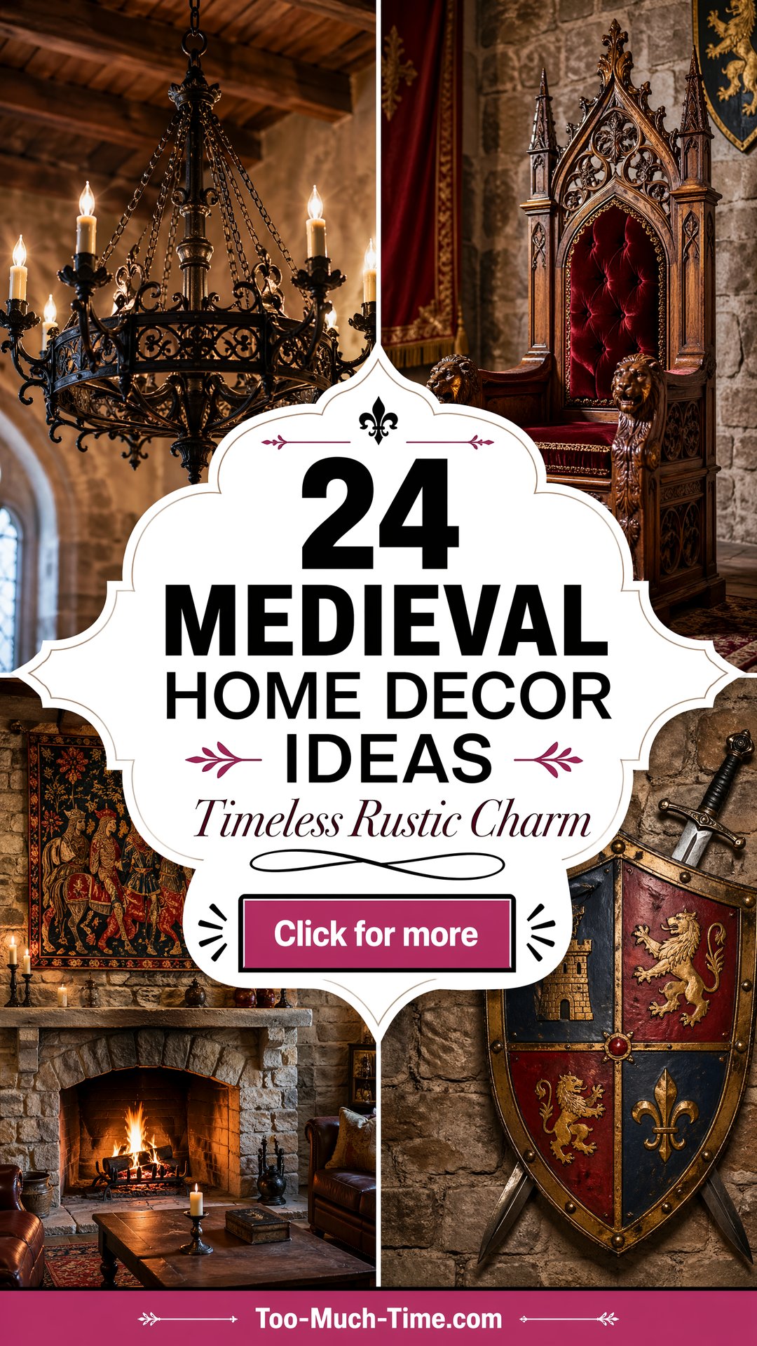 24 Medieval Home Decor Ideas for Timeless Rustic Charm - 24 Medieval Home Decor Ideas for Timeless Rustic Charm