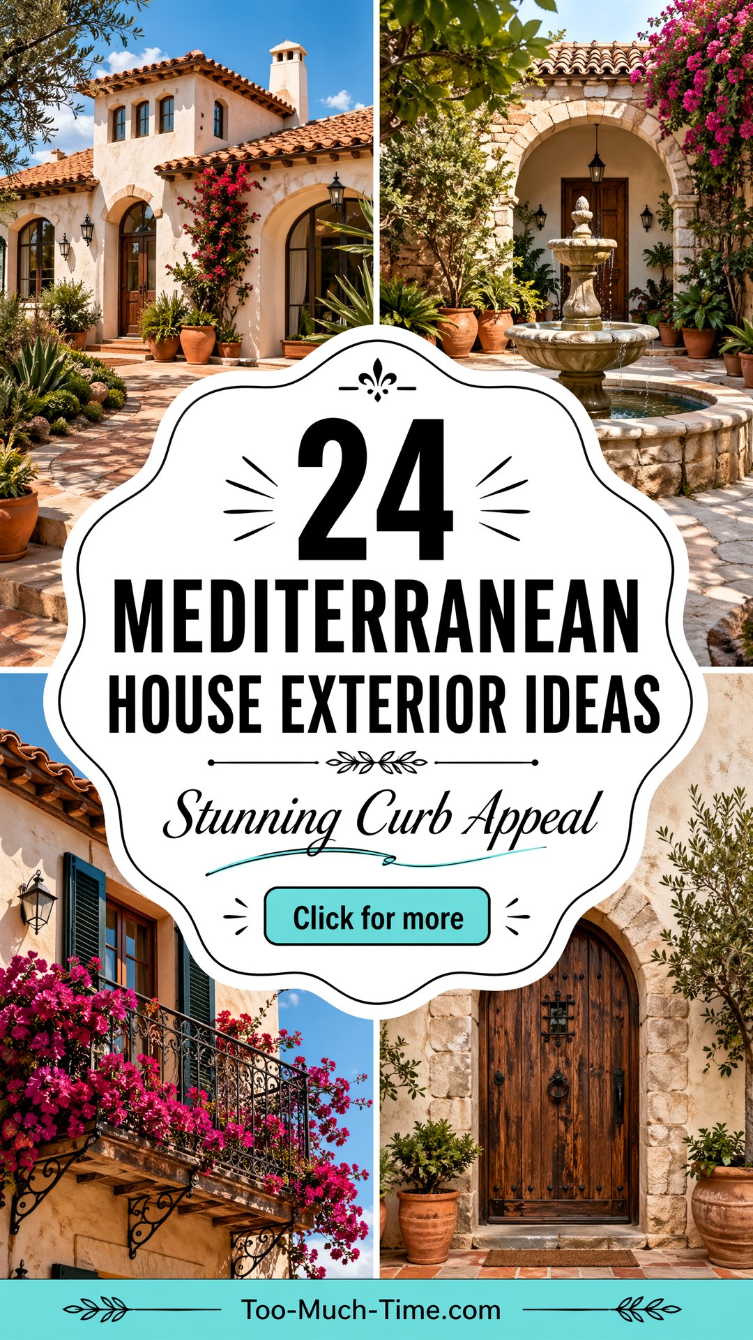 24 Mediterranean House Exterior Ideas for Curb Appeal - 24 Mediterranean House Exterior Ideas for Curb Appeal
