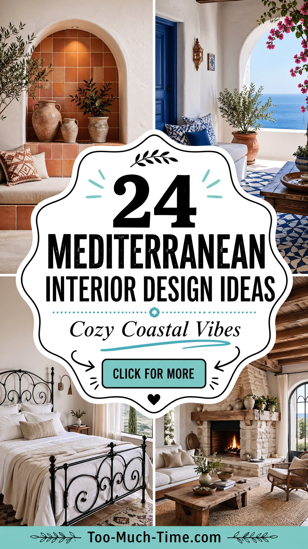 24 Mediterranean Interior Design Ideas for Cozy Spaces - 24 Mediterranean Interior Design Ideas for Cozy Spaces