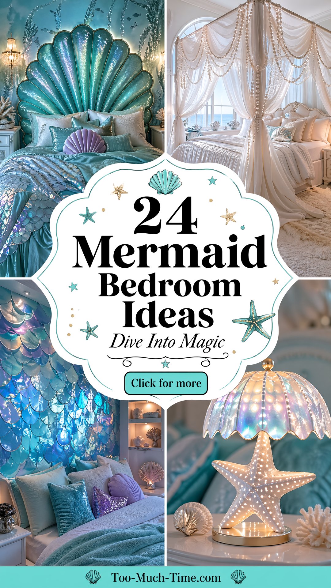 24 Mermaid Bedroom Ideas for Dreamy Coastal Vibes and Whimsy - 24 Mermaid Bedroom Ideas for Dreamy Coastal Vibes and Whimsy