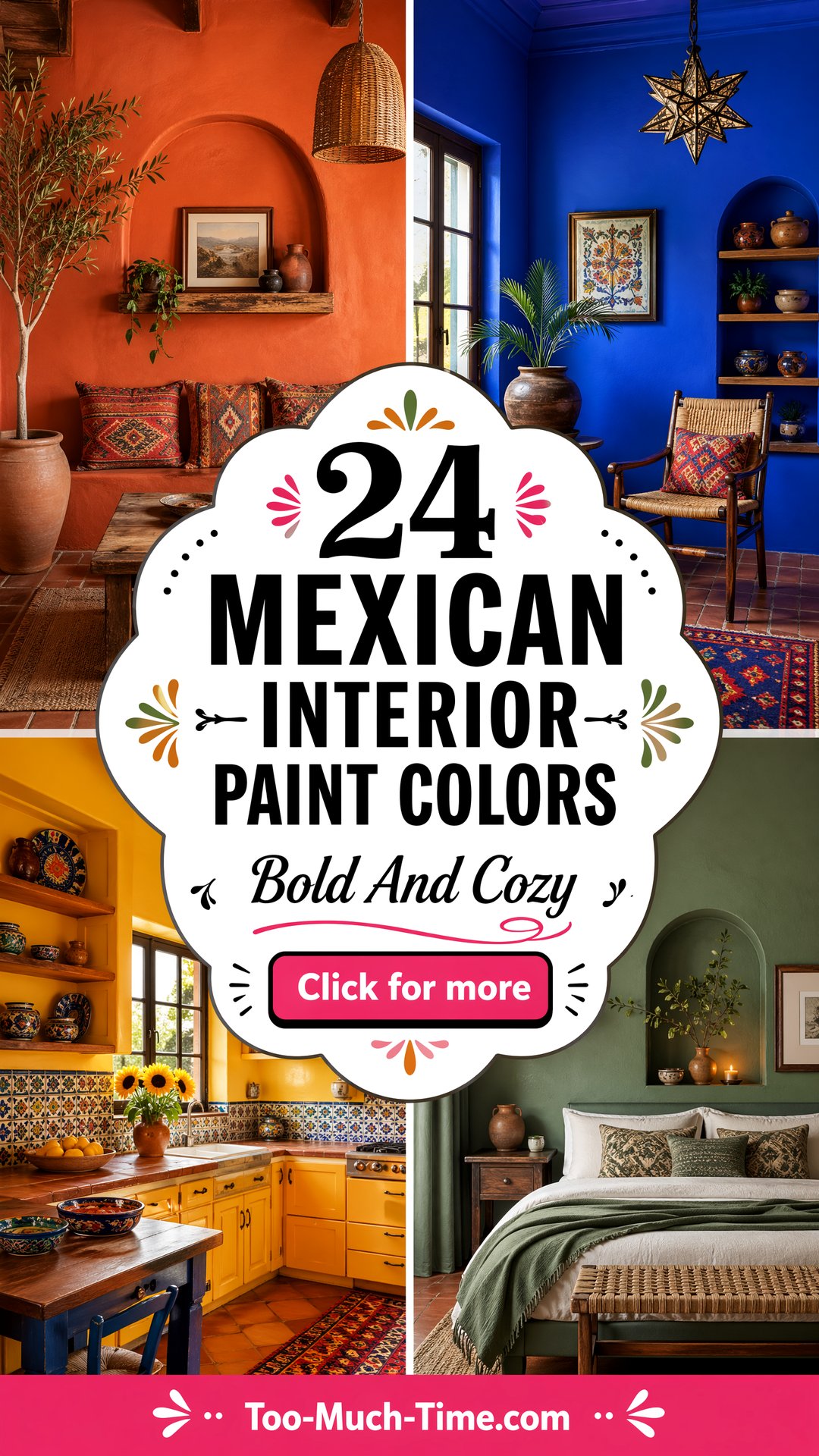 24 Mexican Interior Paint Colors for Bold Cozy Rooms - 24 Mexican Interior Paint Colors for Bold, Cozy Rooms