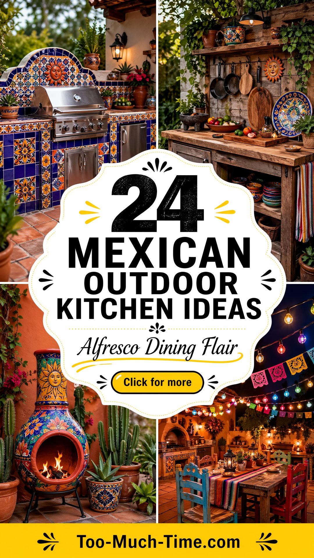 24 Mexican Outdoor Kitchen Ideas for Alfresco Meals - 24 Mexican Outdoor Kitchen Ideas for Alfresco Meals
