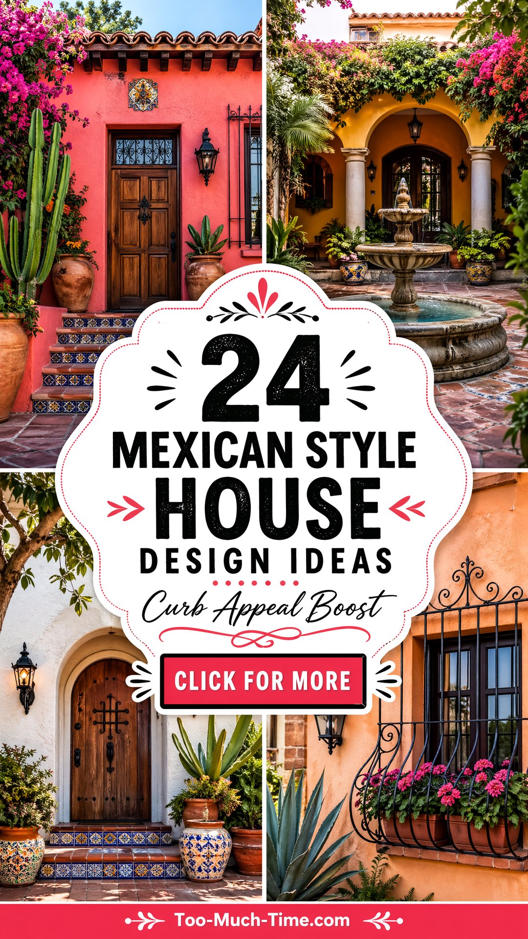 24 Mexican Style House Design Ideas to Boost Curb Charm - 24 Mexican Style House Design Ideas to Boost Curb Charm
