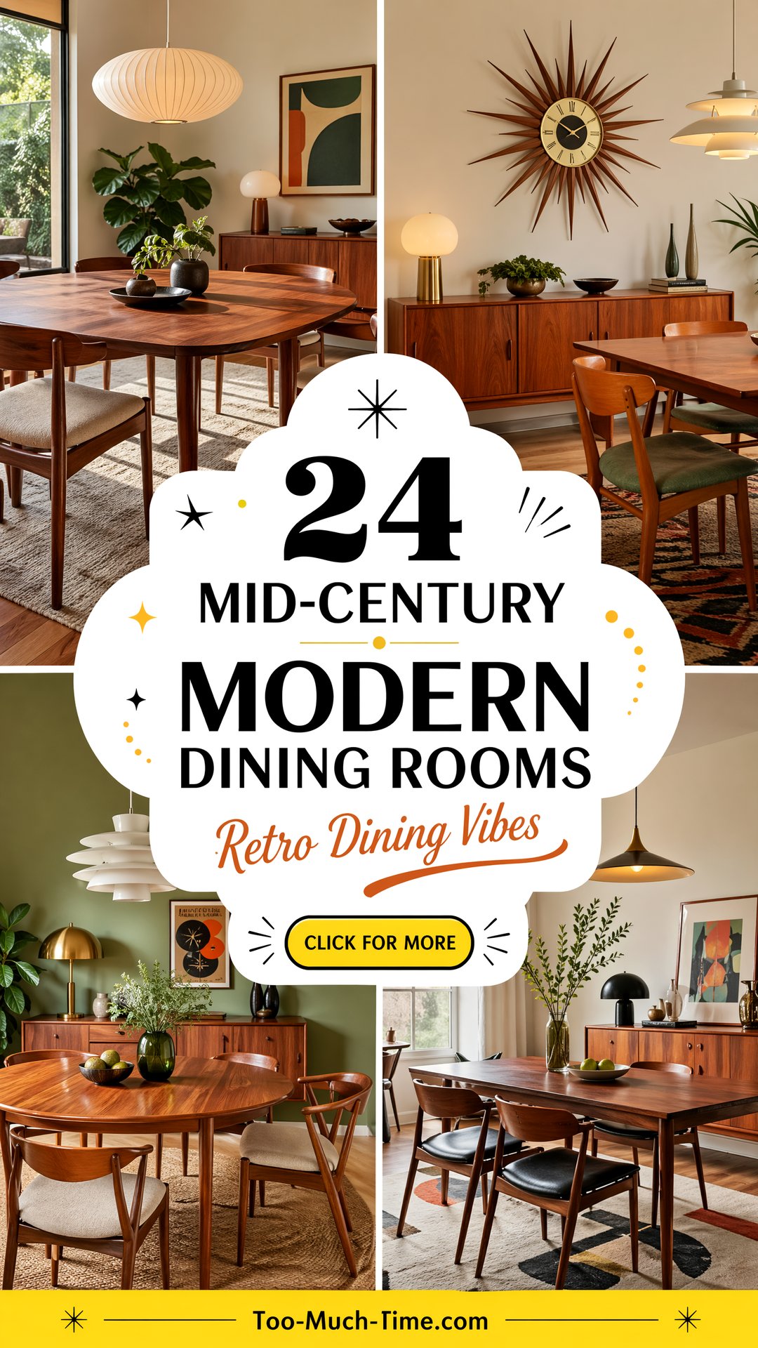 24 Mid-century Modern Dining Rooms for Stylish Meals - 24 Mid-century Modern Dining Rooms for Stylish Meals