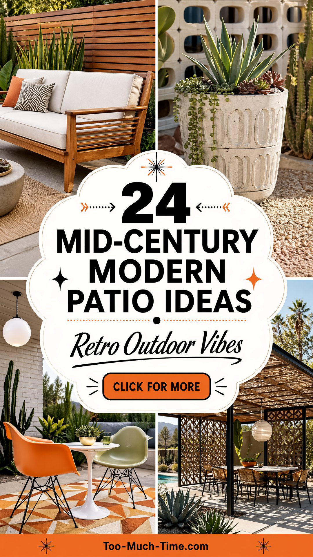 24 Mid-century Modern Patio Ideas for Outdoor Living - 24 Mid-century Modern Patio Ideas for Outdoor Living