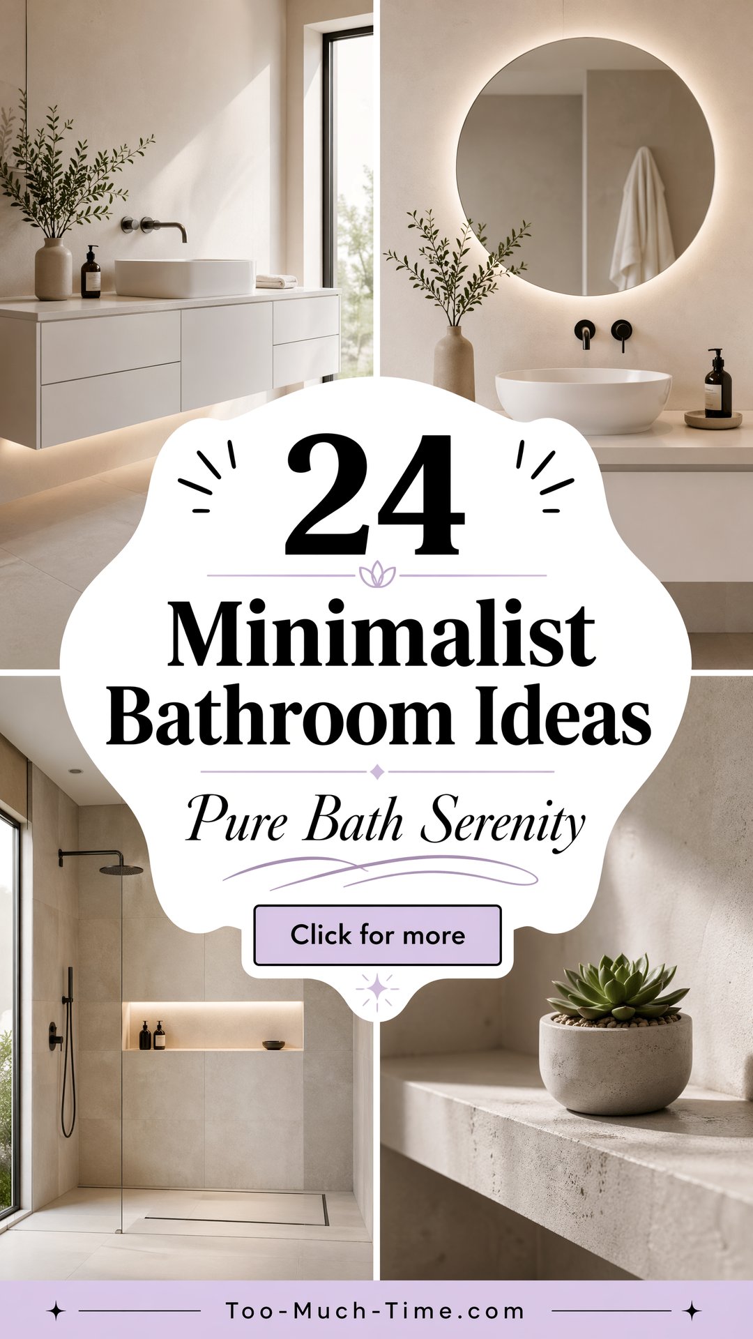 24 Minimalist Bathroom Ideas and Decor Ideas - 24 Minimalist Bathroom Ideas and Decor Ideas