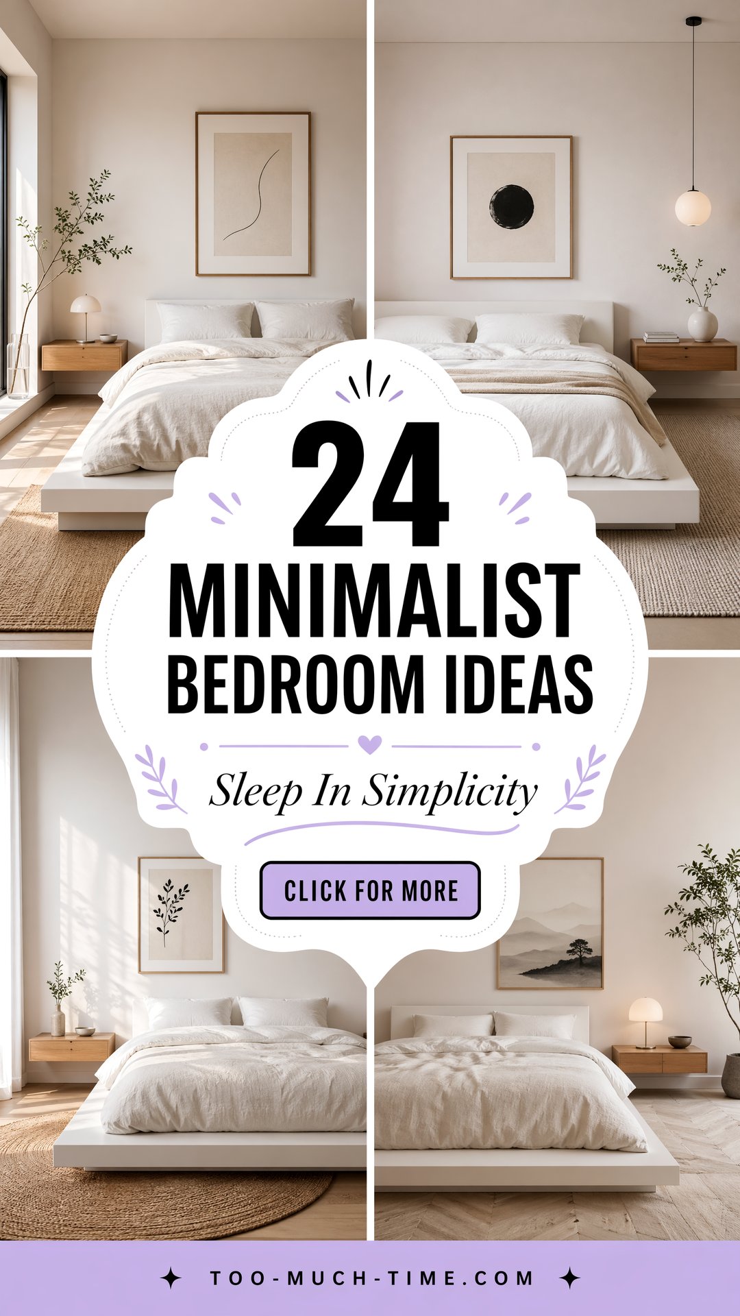 24 Minimalist Bedroom Ideas for Calm Restful Sleep - 24 Minimalist Bedroom Ideas for Calm, Restful Sleep