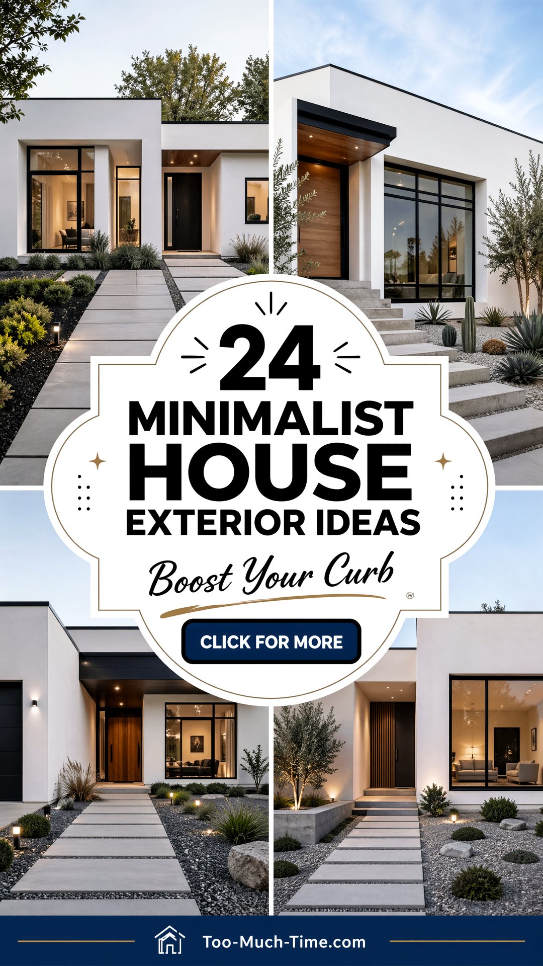 24 Minimalist House Exterior Ideas for Curb Appeal - 24 Minimalist House Exterior Ideas for Curb Appeal