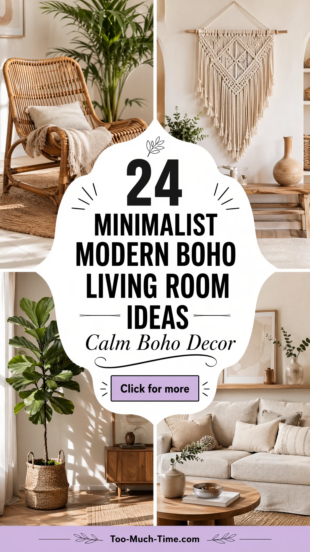 24 Minimalist Modern Boho Living Room Ideas Calm Decor - 24 Minimalist Modern Boho Living Room Ideas: Calm Decor