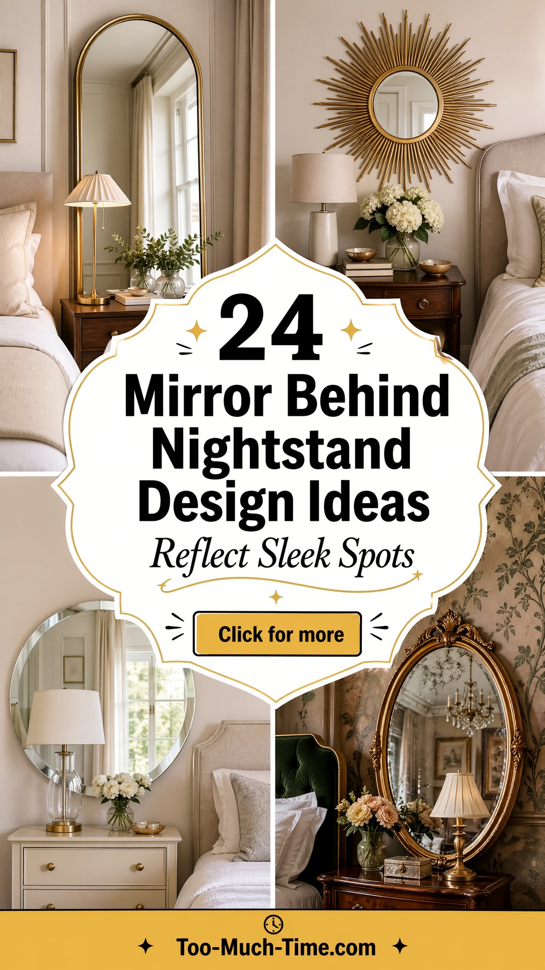 24 Mirror Behind Nightstand Design Ideas Sleek Spots - 24 Mirror Behind Nightstand Design Ideas: Sleek Spots