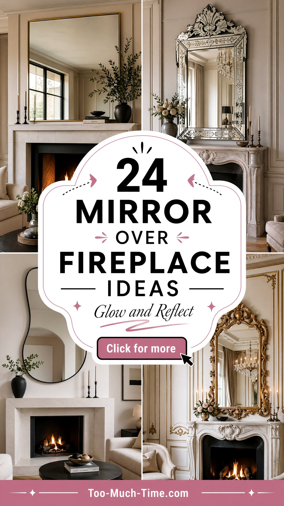 24 Mirror Over Fireplace Ideas Glow and Warmth Accents - 24 Mirror Over Fireplace Ideas: Glow and Warmth Accents