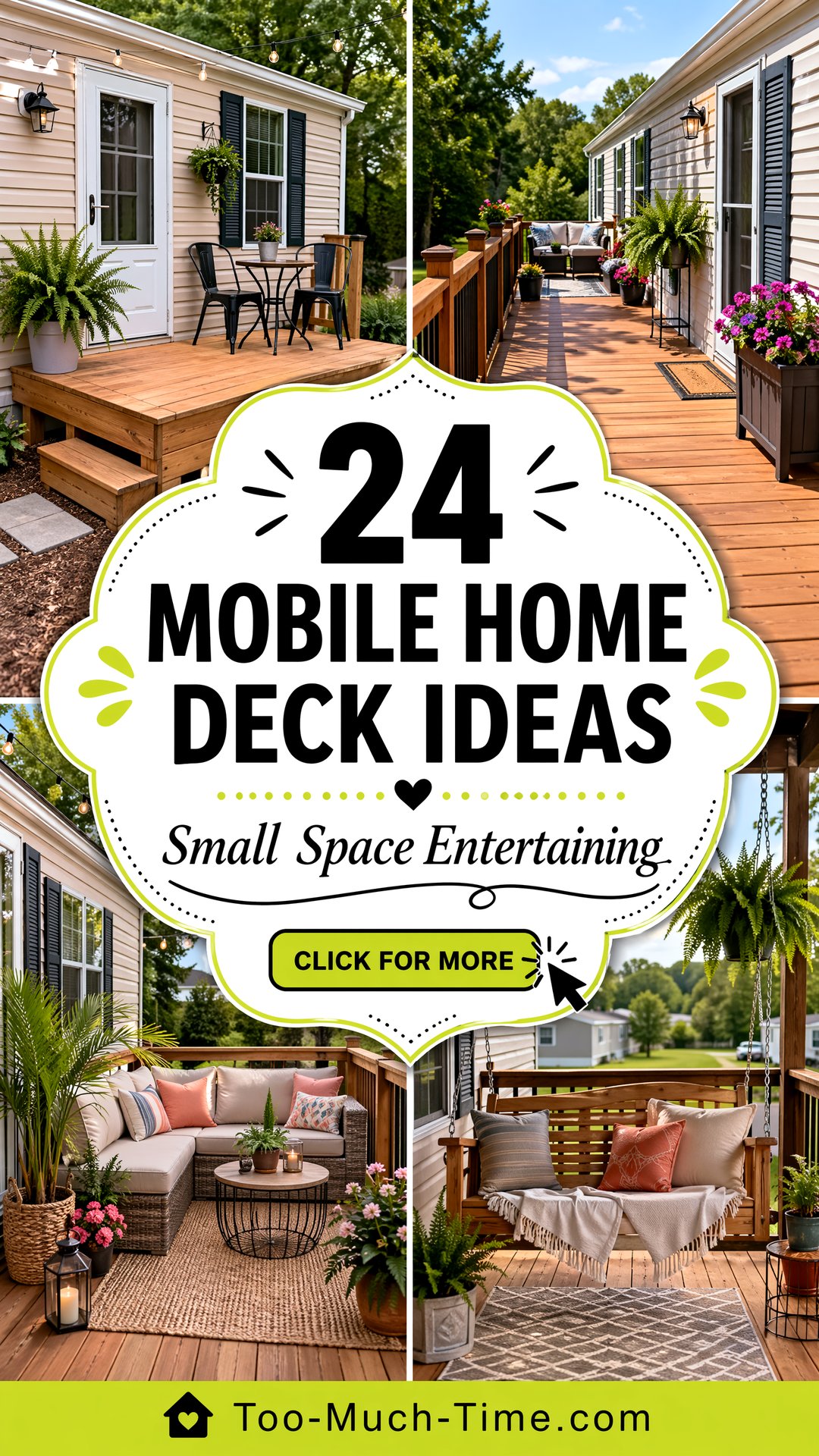 24 Mobile Home Deck Ideas Small Space Entertaining - 24 Mobile Home Deck Ideas: Small Space Entertaining