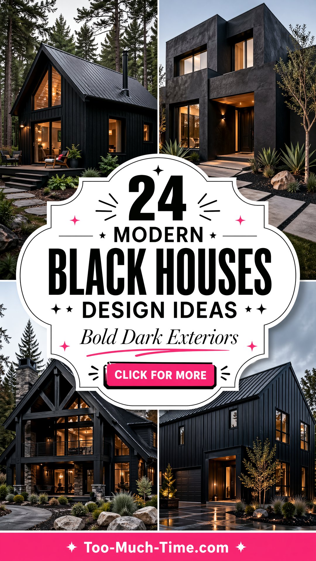 24 Modern Black Houses Bold Exteriors and Design Ideas - 24 Modern Black Houses: Bold Exteriors and Design Ideas