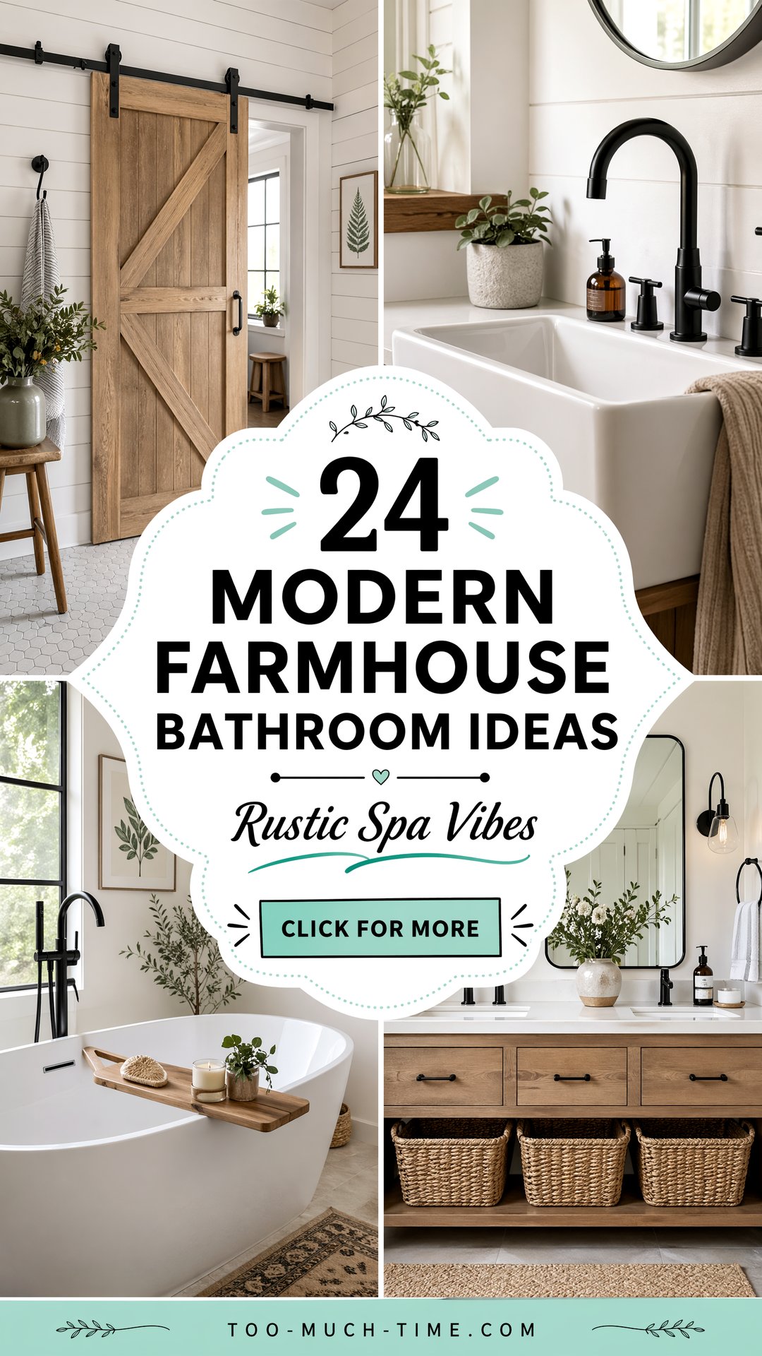 24 Modern Farmhouse Bathroom Ideas Cozy Spa Vibes At Home Today - 24 Modern Farmhouse Bathroom Ideas: Cozy Spa Vibes At Home Today