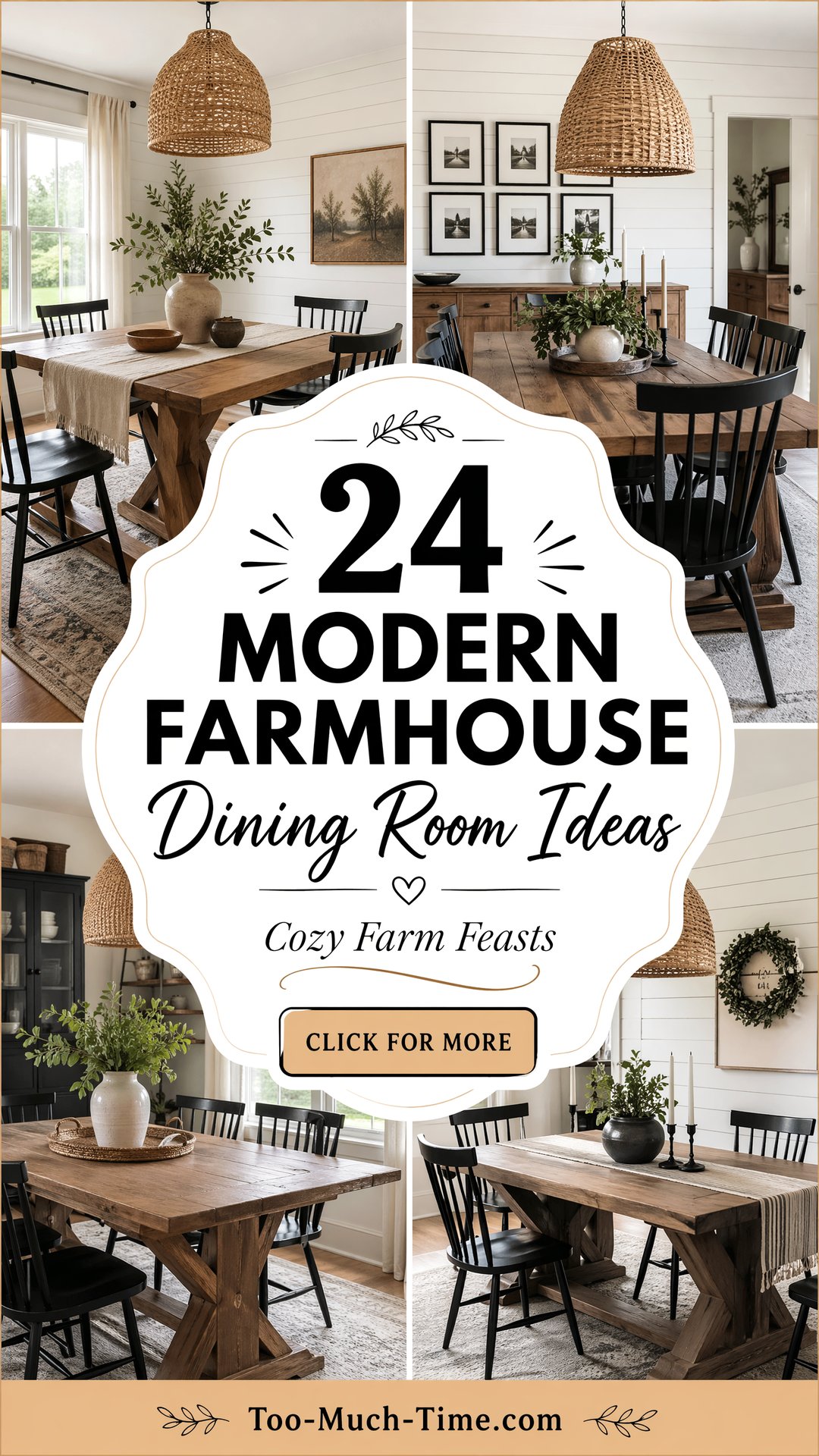 24 Modern Farmhouse Dining Room Ideas Cozy Gatherings - 24 Modern Farmhouse Dining Room Ideas: Cozy Gatherings