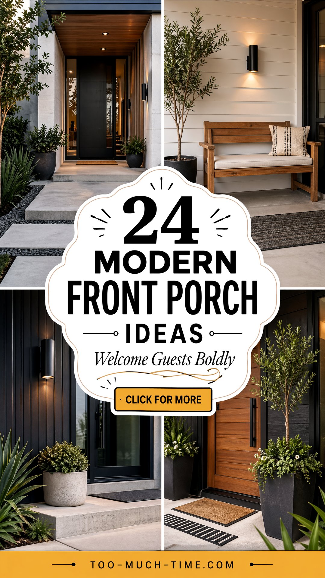 24 Modern Front Porch Ideas Welcoming Outdoor Entry - 24 Modern Front Porch Ideas: Welcoming Outdoor Entry